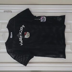 NWT Forever 21 x Hello Kitty Mesh Shirt